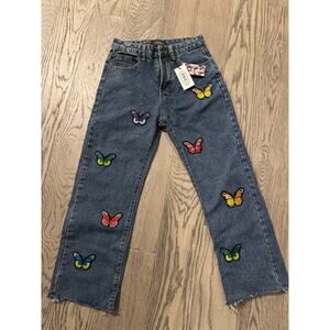 Cider Butterfly Patches Jeans
XS